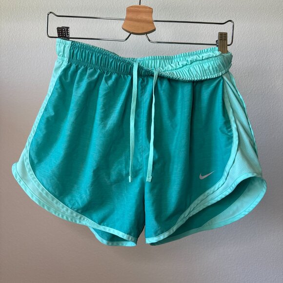 Nike Dri-FIT Teal Running Shorts • Women’s L • Lined • Tennis Pickleball - Picture 1 of 11